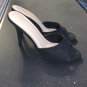 Black Mule Heels